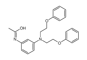 N-[3-[bis(2-phenoxyethyl)amino]phenyl]acetamide Structure