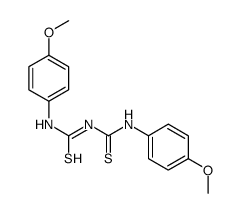 1-(4-methoxyphenyl)-3-[(4-methoxyphenyl)carbamothioyl]thiourea Structure