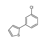 2-(3-chlorophenyl)thiophene结构式