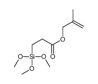 2-methylprop-2-enyl 3-trimethoxysilylpropanoate结构式