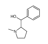 erythro-1-methyl-2-(α-hydroxybenzyl)pyrrolidine Structure