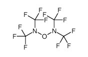 N-[bis(trifluoromethyl)amino]oxy-1,1,1-trifluoro-N-(trifluoromethyl)methanamine Structure