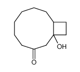 Bicyclo[8.2.0]dodecan-10-ol-8-on结构式