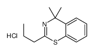 4,4-dimethyl-2-propyl-1,3-benzothiazine,hydrochloride Structure