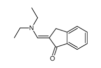 2-(diethylaminomethylidene)-3H-inden-1-one Structure