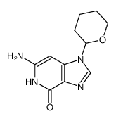 6-amino-1-tetrahydropyran-2-yl-1,5-dihydro-imidazo[4,5-c]pyridin-4-one Structure