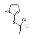 2-[dichloro(fluoro)methyl]sulfanyl-1H-pyrrole结构式