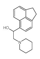 1-Piperidineethanol,a-(1,2-dihydro-5-acenaphthylenyl)-结构式