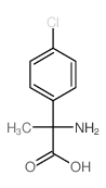 2-amino-2-(4-chlorophenyl)propanoic acid Structure