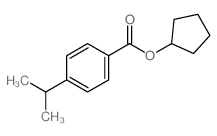 cyclopentyl 4-propan-2-ylbenzoate picture