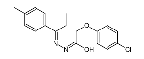 2-(4-chlorophenoxy)-N-[1-(4-methylphenyl)propylideneamino]acetamide Structure