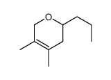 4,5-dimethyl-2-propyl-3,6-dihydro-2H-pyran Structure