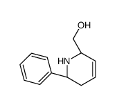 [(2R,6R)-2-phenyl-1,2,3,6-tetrahydropyridin-6-yl]methanol结构式