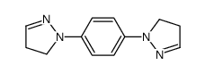 2-[4-(3,4-dihydropyrazol-2-yl)phenyl]-3,4-dihydropyrazole Structure