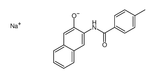 sodium,3-[(4-methylbenzoyl)amino]naphthalen-2-olate Structure