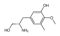 Benzenepropanol, β-amino-3-hydroxy-4-Methoxy-5-Methyl-, (βS)- structure