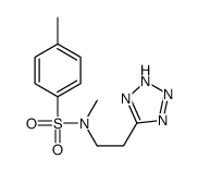 N,4-dimethyl-N-[2-(2H-tetrazol-5-yl)ethyl]benzenesulfonamide结构式