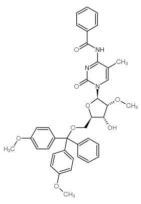 5'-O-DMT-2'-OMe-N4-Bz-5-Me-C Structure