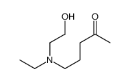 5-[Ethyl(2-hydroxyethyl)amino]-2-pentanone structure