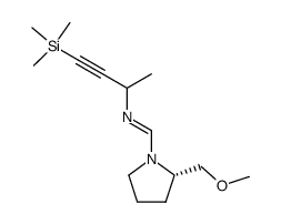 (2S)-2-Methoxymethyl-N-(1-methyl-3-trimethylsilyl-2-propynyl)-1-pyrrolidinemethanimine Structure