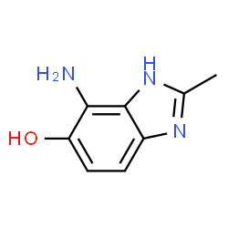 1H-Benzimidazol-5-ol,4-amino-2-methyl- (9CI)结构式