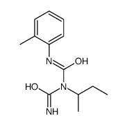 1-butan-2-yl-1-carbamoyl-3-(2-methylphenyl)urea结构式