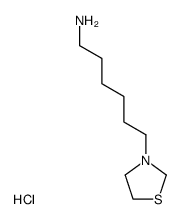 6-Thiazolidin-3-yl-hexylamine; hydrochloride Structure