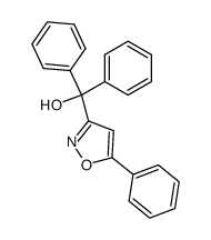 diphenyl(5-phenylisoxazol-3-yl)methanol Structure