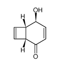 (1R,5S,6S)-5-hydroxybicyclo[4.2.0]octa-3,7-dien-2-one结构式