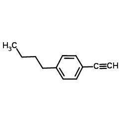 4-Butylphenylacetylene Structure