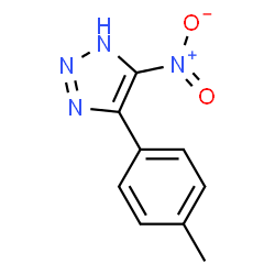 1H-1,2,3-Triazole,4-(4-methylphenyl)-5-nitro-(9CI) Structure