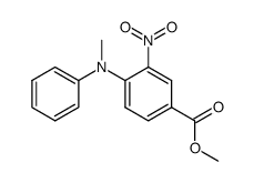 methyl 4-methyl(phenyl)amino-3-nitrobenzoate Structure