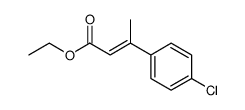 ethyl (2E)-3-(4'-chlorophenyl)but-2-enoate Structure