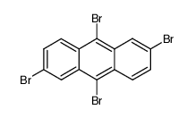 2,6,9,10-tetrabromoanthracene Structure