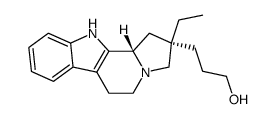 3-((2S,11bS)-2-Ethyl-2,3,5,6,11,11b-hexahydro-1H-indolizino[8,7-b]indol-2-yl)-propan-1-ol Structure