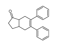 5,6-diphenyl-2,3,3a,4,7,7a-hexahydroinden-1-one结构式