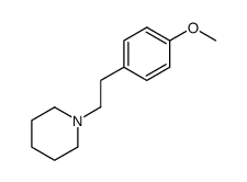 1-(4-methoxy-phenethyl)-piperidine结构式