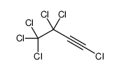 1,3,3,4,4,4-hexachlorobut-1-yne Structure