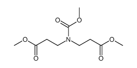 methyl 3-[methoxycarbonyl-(3-methoxy-3-oxopropyl)amino]propanoate结构式