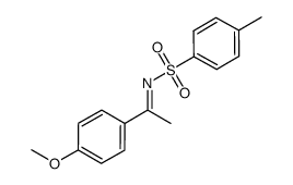 N-[1-(4-methoxyphenyl)-ethylidene]-4-methyl-benzenesulfonamide Structure