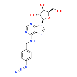 N(6)-(4-azidobenzyl)adenosine结构式