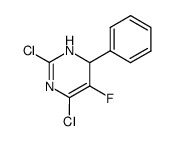 2,4-dichloro-5-fluoro-6-phenyl-1,6-dihydropyrimidine Structure