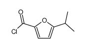 5-isopropyl-furan-2-carbonyl chloride结构式