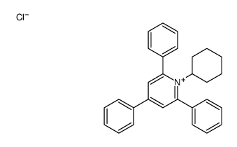 1-cyclohexyl-2,4,6-triphenylpyridin-1-ium,chloride Structure