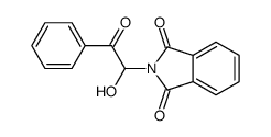 2-(1-hydroxy-2-oxo-2-phenylethyl)isoindole-1,3-dione Structure