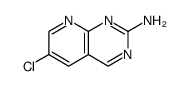 6-CHLOROPYRIDO[2,3-D]PYRIMIDIN-2-AMINE结构式