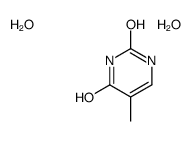 5-methyl-1H-pyrimidine-2,4-dione,dihydrate Structure