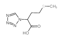 4-Methylsulfanyl-2-tetrazol-1-yl-butyric acid结构式