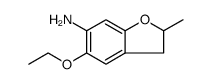 5-ETHOXY-2-METHYL-2,3-DIHYDRO-1-BENZOFURAN-6-AMINE结构式