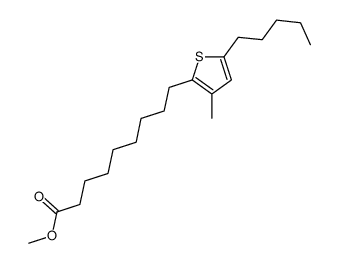 methyl 9-(3-methyl-5-pentylthiophen-2-yl)nonanoate结构式